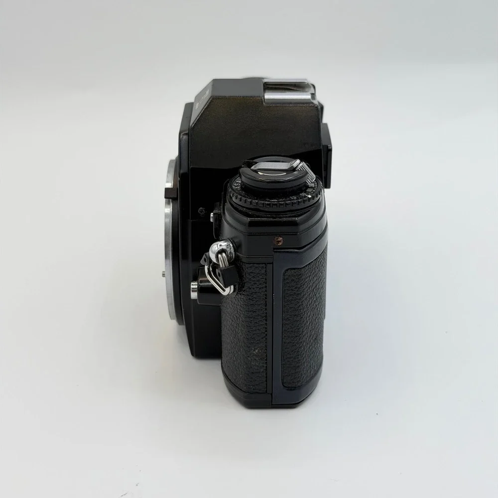 Nikon EM 35mm Film SLR Camera Body Black Compact Auto Japan Tested & Working!